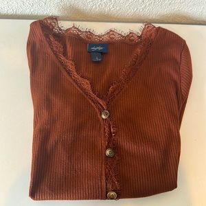 Day trip brown shirt